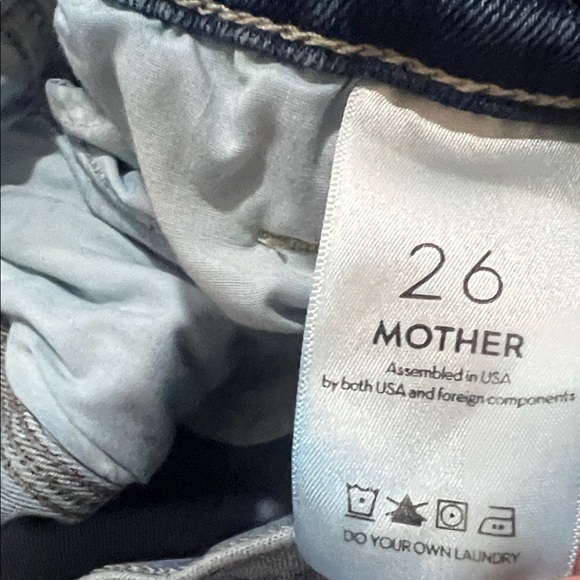 MOTHER Jeans High Waisted Utility So Long Carpenter Wide Straight Boyfriend - Picture 15 of 17